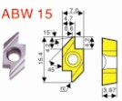 ABW15京瓷后车削刀片