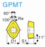 GPMT三菱快钻刀片