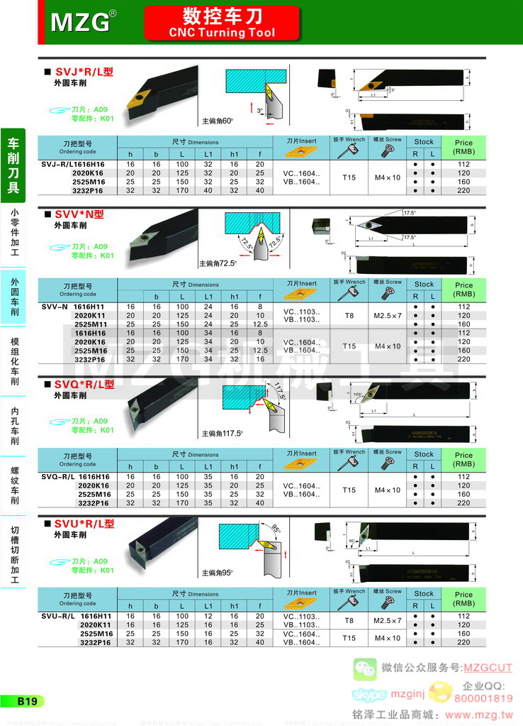 数控外圆车刀