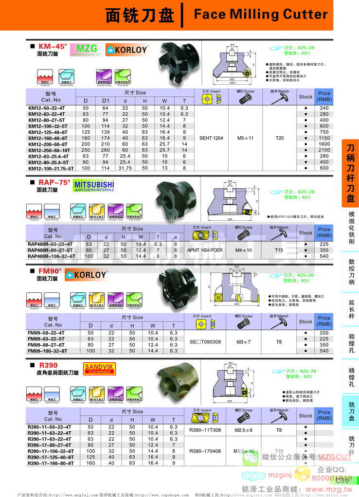 数控刀柄,铣刀杆,铣刀盘